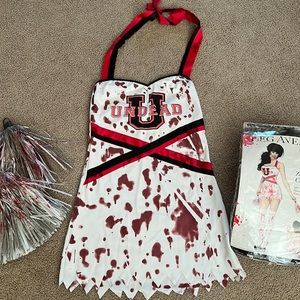 Halloween costume size medium zombie cheer squad